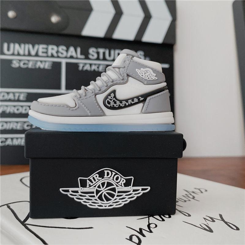 Dusk Court Luxe - Grey Sneaker AirPods Case | Coverner India