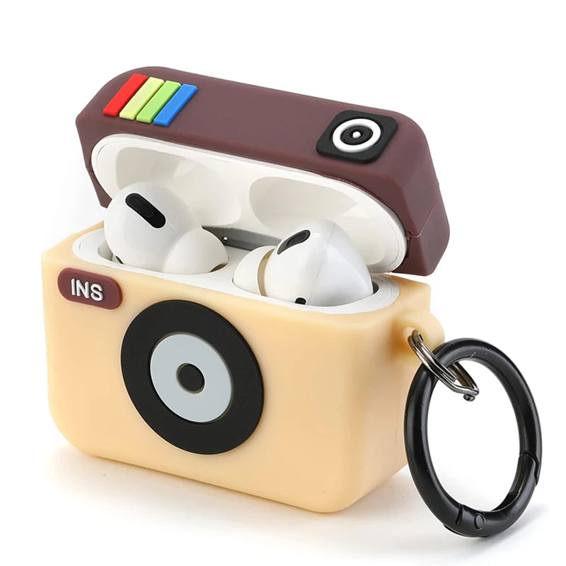 Instacam Airpods Cover for Apple AirPods - Premium Silicone Case (Limited Edition)