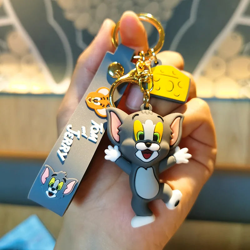 Tom - Premium Silicon Keychain -  Backpacks Pendant