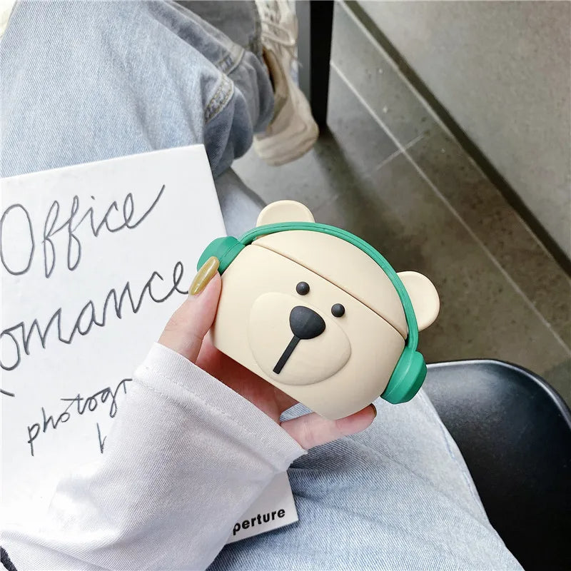 Cool Bear Airpods Cover for Apple AirPods Pro - Premium Silicone Case (Limited Edition)