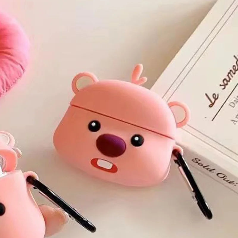 Cute Pig Airpods Cover for Apple AirPods - Premium Silicone Case Cover