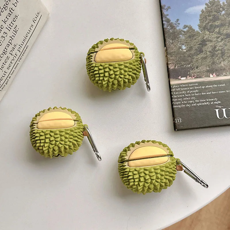 Durian Airpods Cover for Apple AirPods - Premium Silicone Case