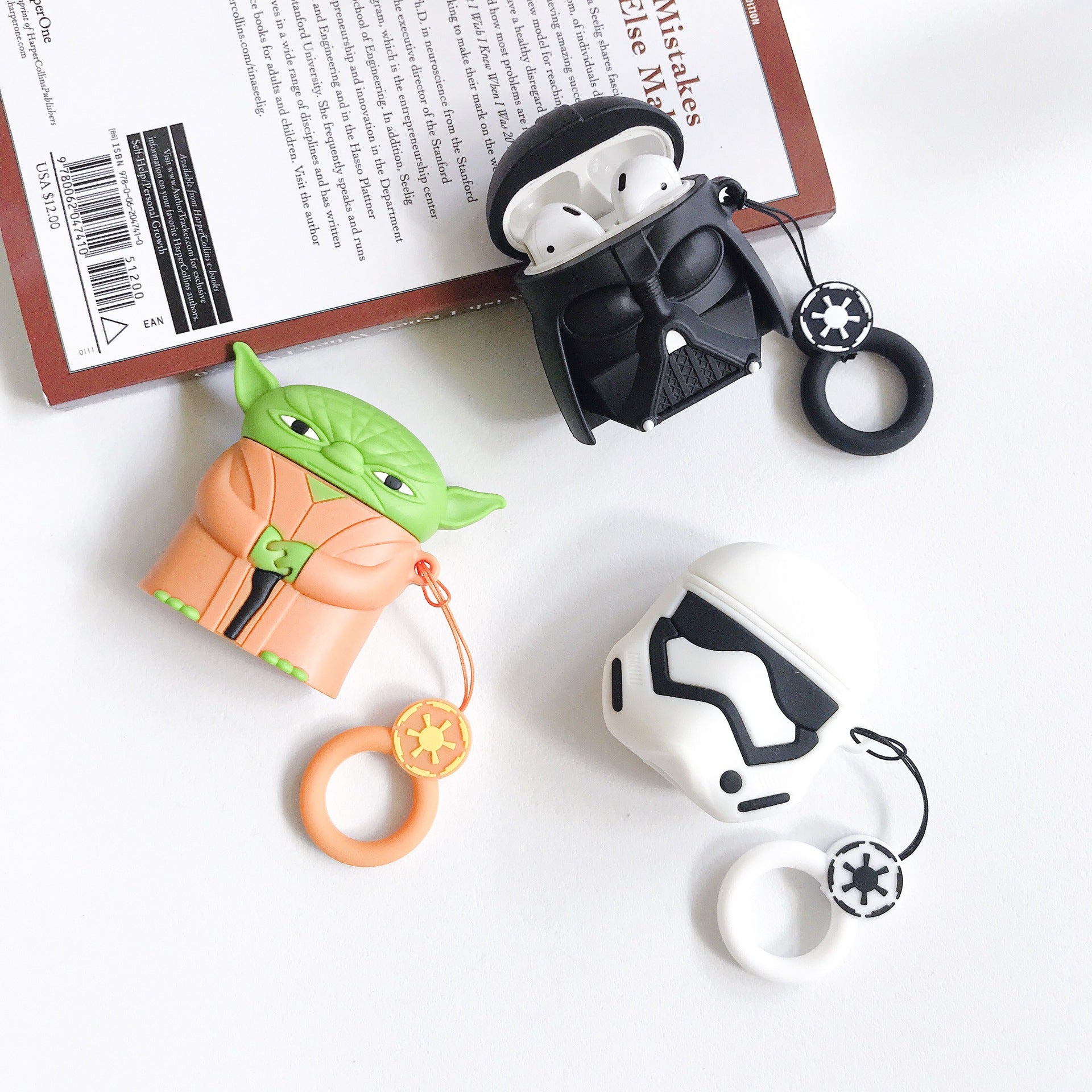 Starwars Stormtrooper Airpods Cover - Premium Silicone Case