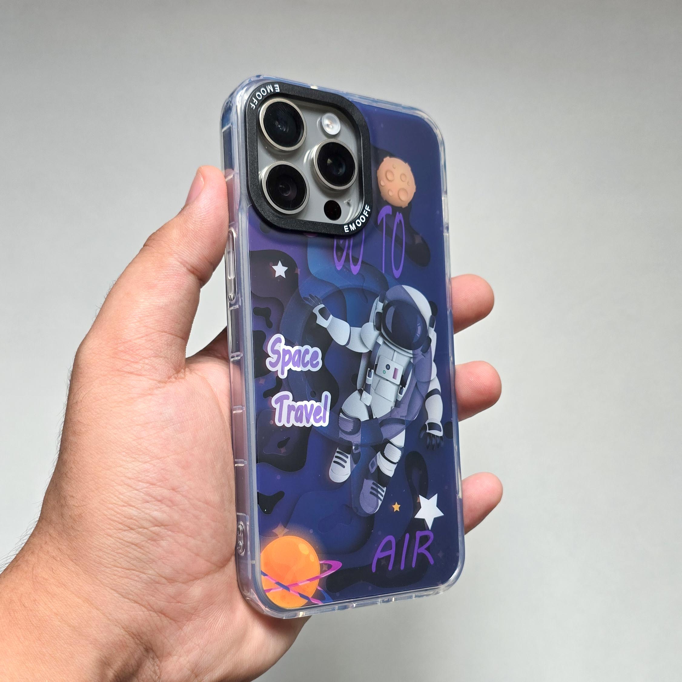 Sapce Travel Iphone Case - Matte Back Finish - Magsafe
