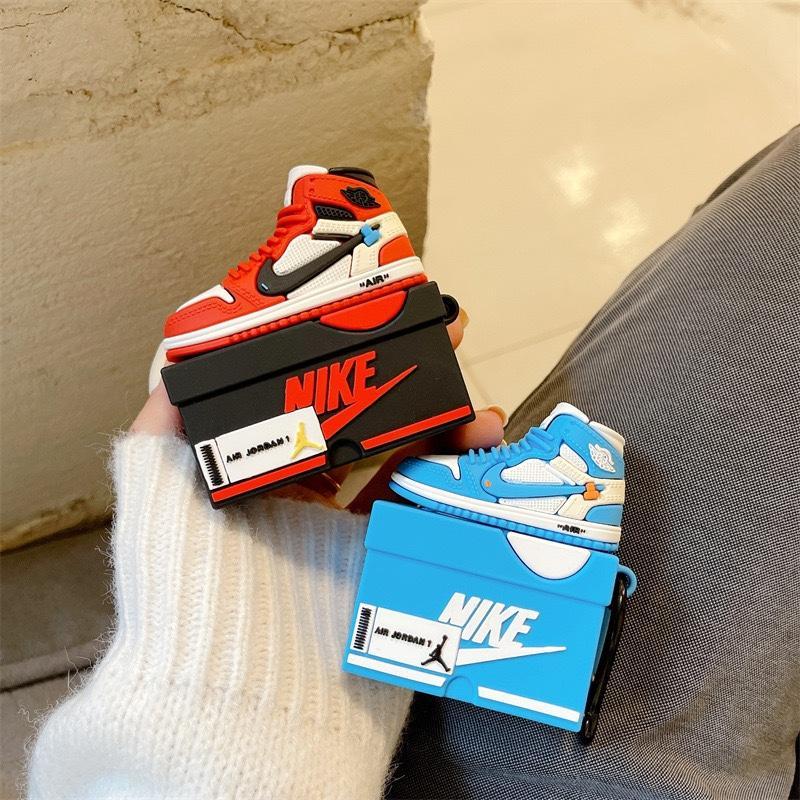 Tag Court OG – Sneaker-Inspired AirPods Case (Red & Blue Edition) | Coverner India
