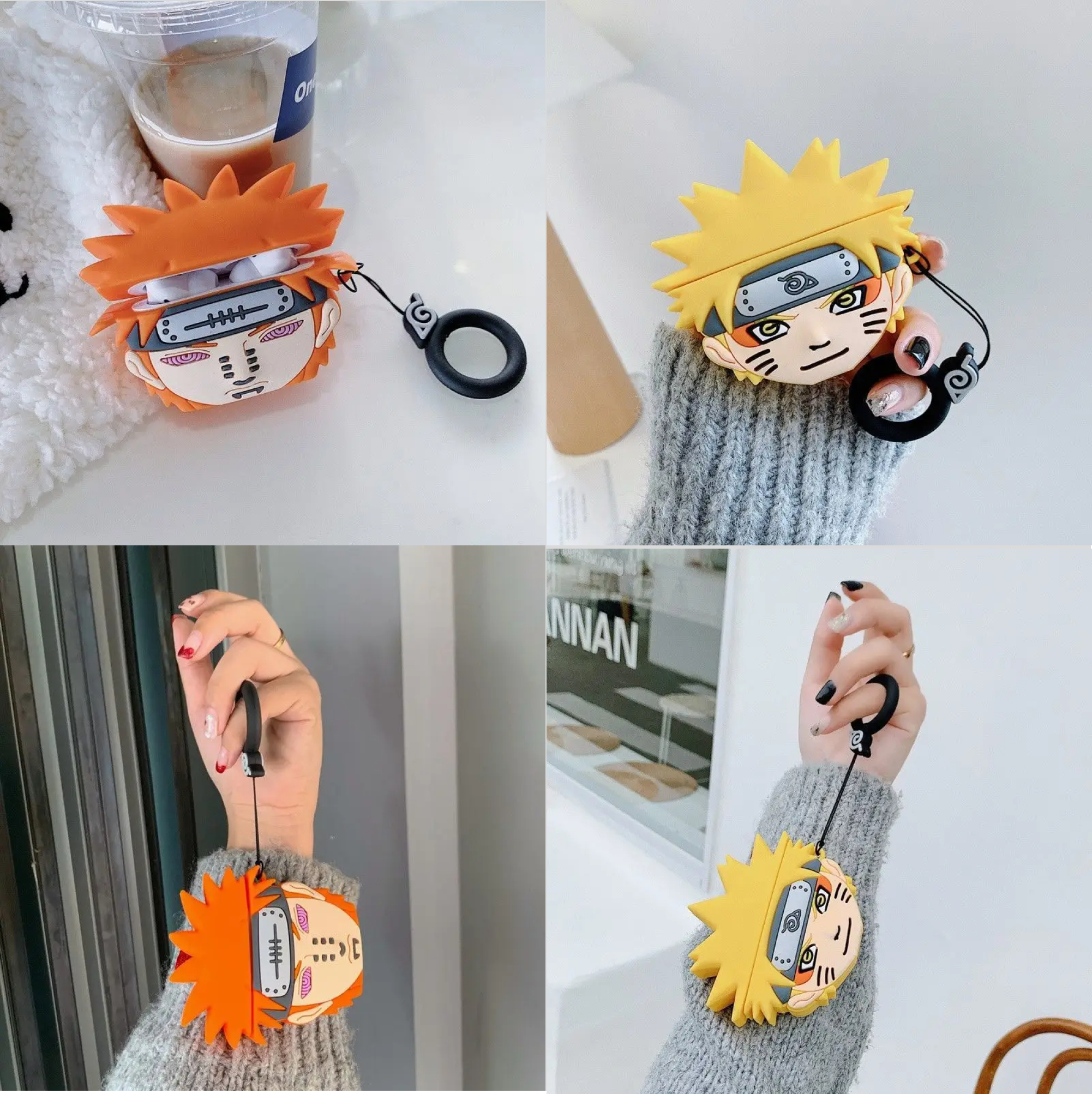 Kakasi Naruto Airpods Cover for Apple AirPods - Premium Silicone Case