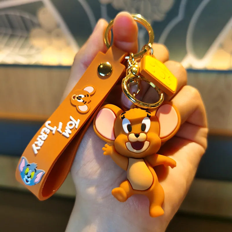Jerry - Premium Silicon Keychain -  Backpacks Pendant