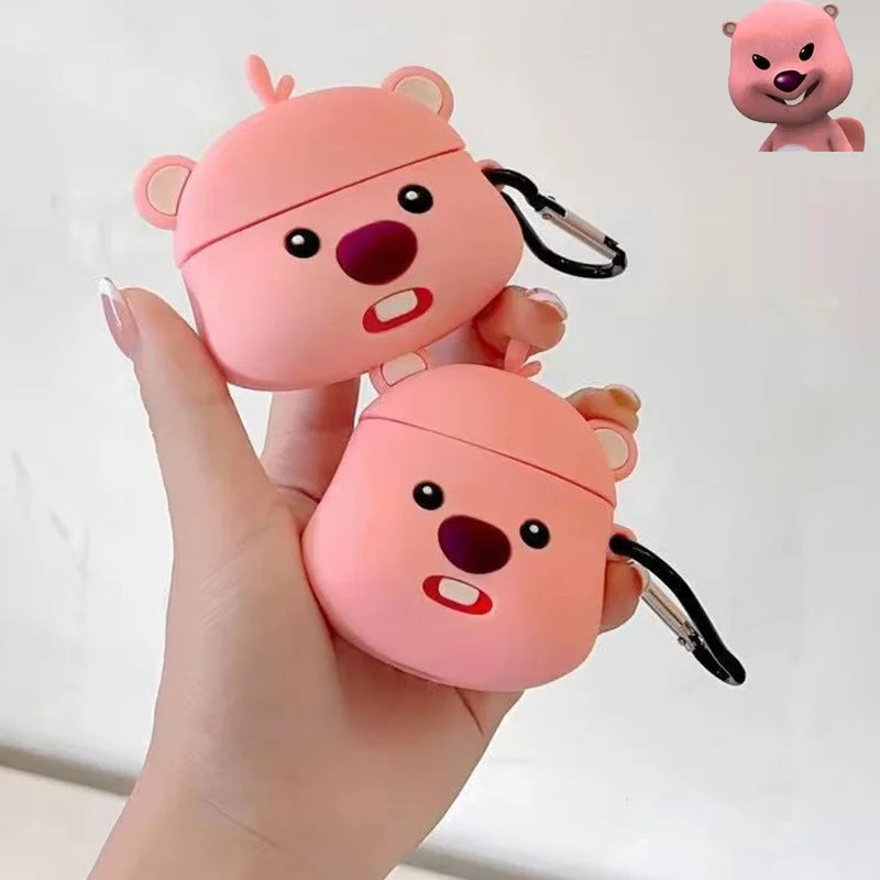 Cute Pig Airpods Cover for Apple AirPods - Premium Silicone Case Cover