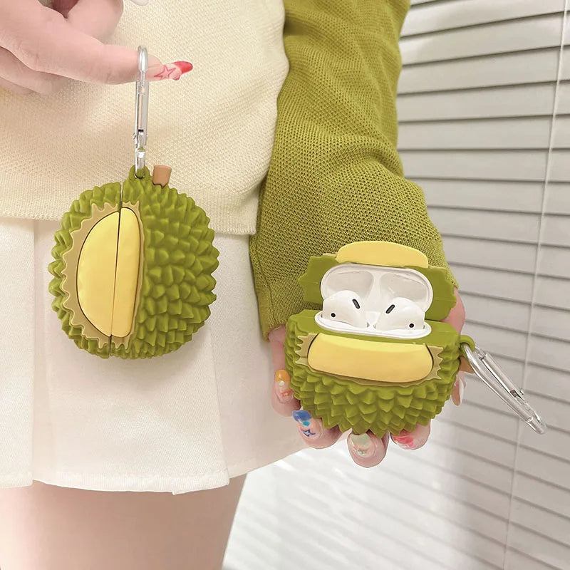 Durian Airpods Cover for Apple AirPods - Premium Silicone Case