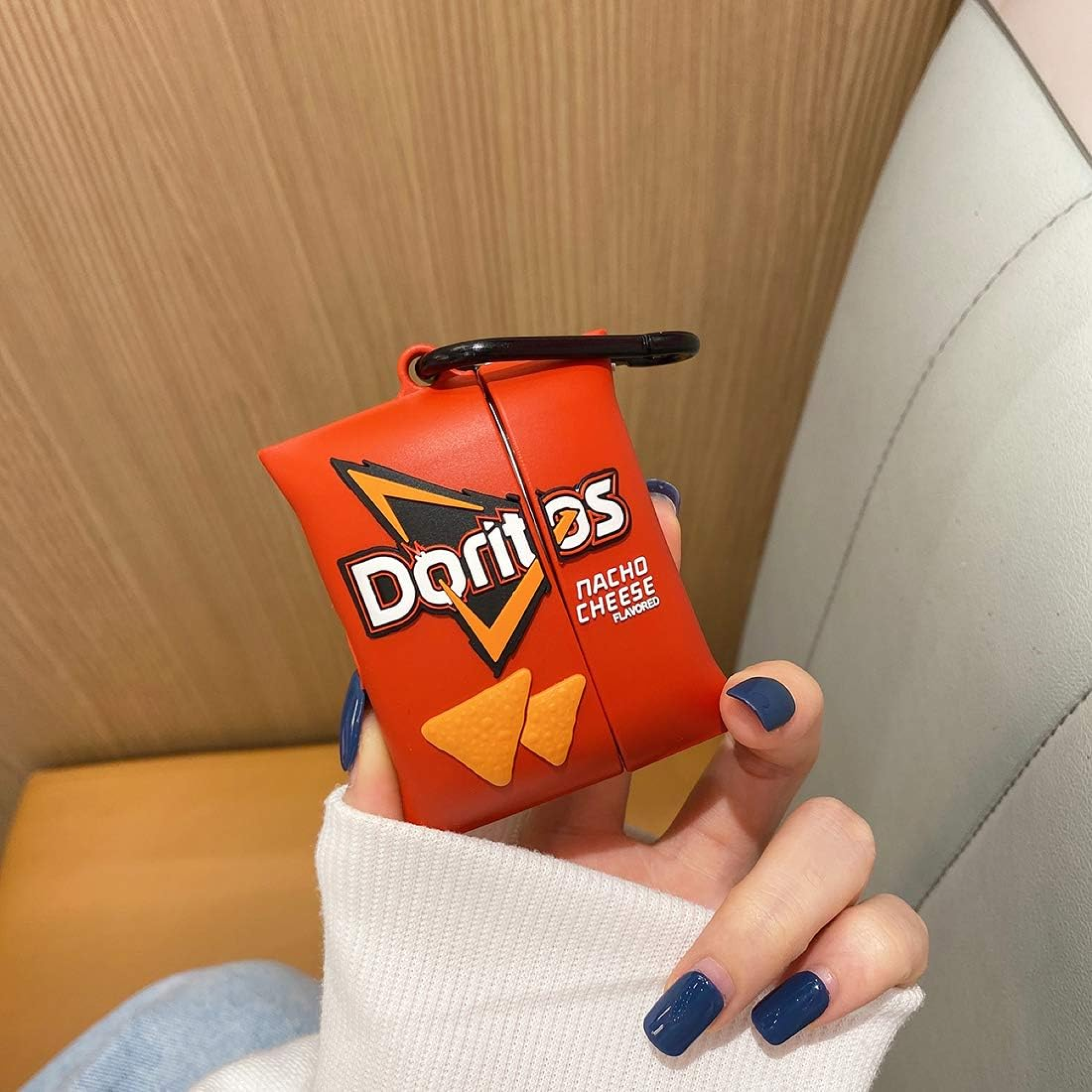 DOЯITOS Airpods Cover for Apple AirPods - Premium Silicone Case