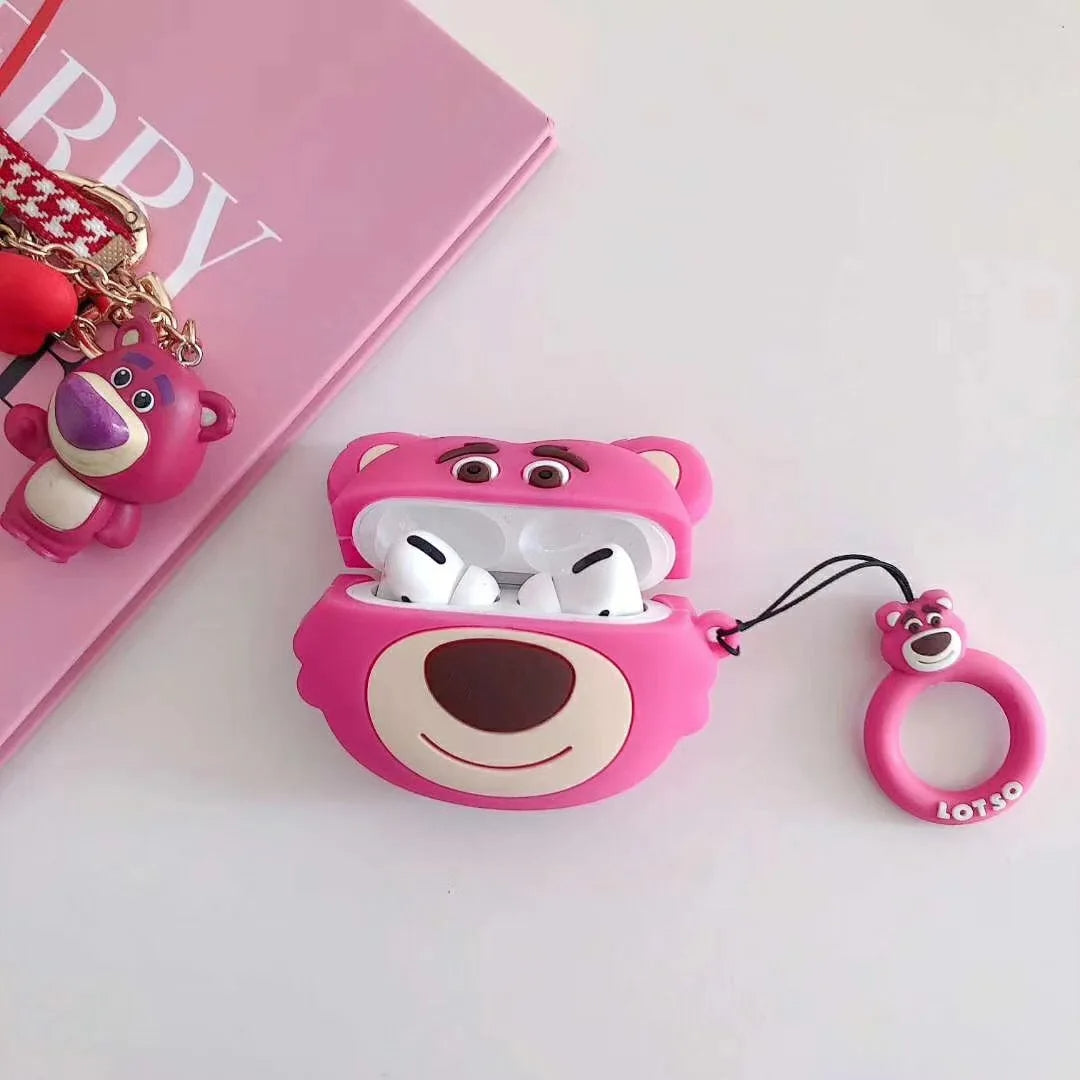Toy Story Lotso Cover For AirPods - Premium Silicone Case (Limited Edition)