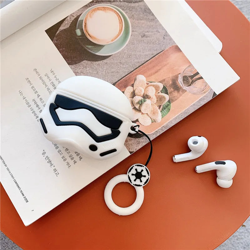 Starwars Stormtrooper Airpods Cover Premium Silicone Case