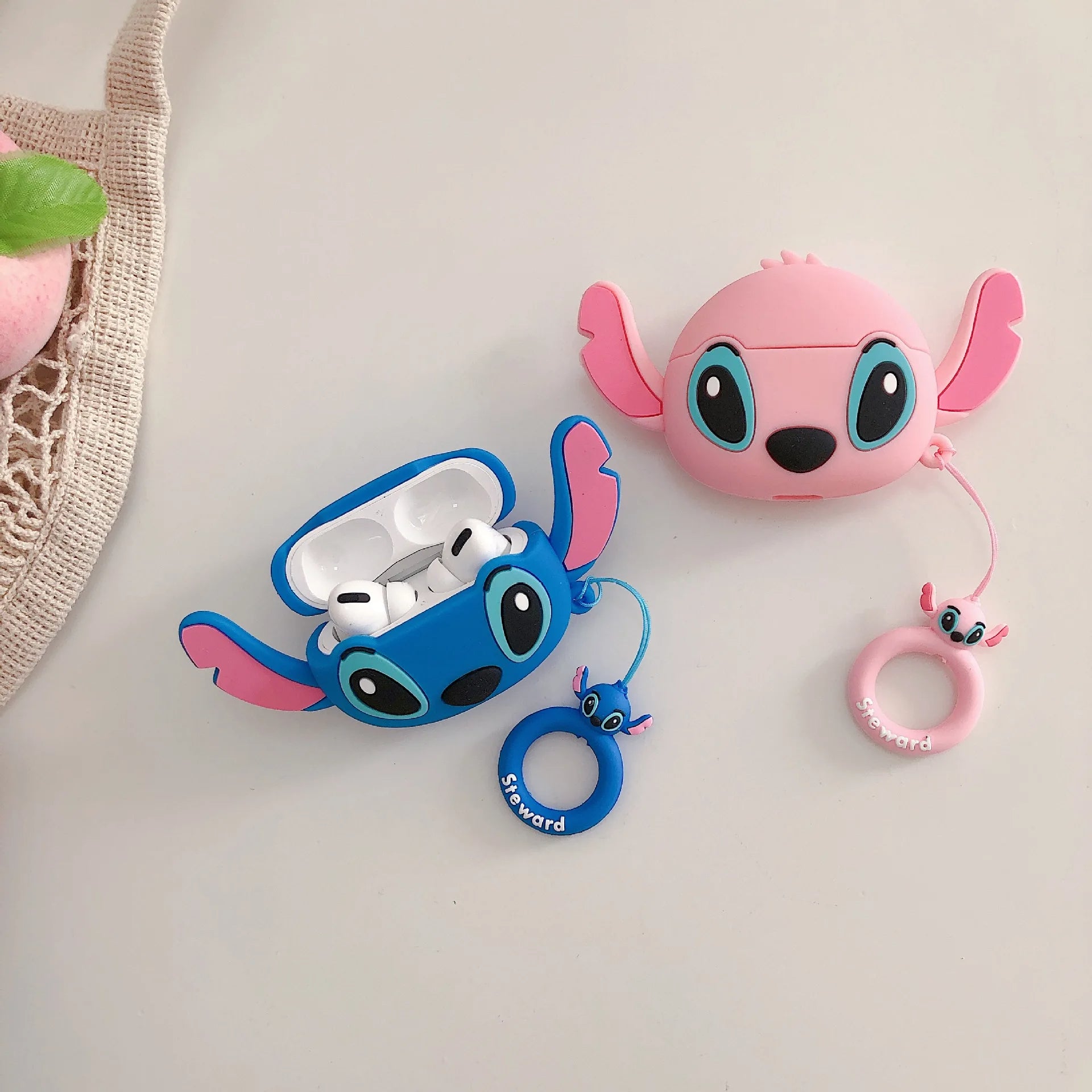 Stich Head Case For Airpods - Premium Silicone Case