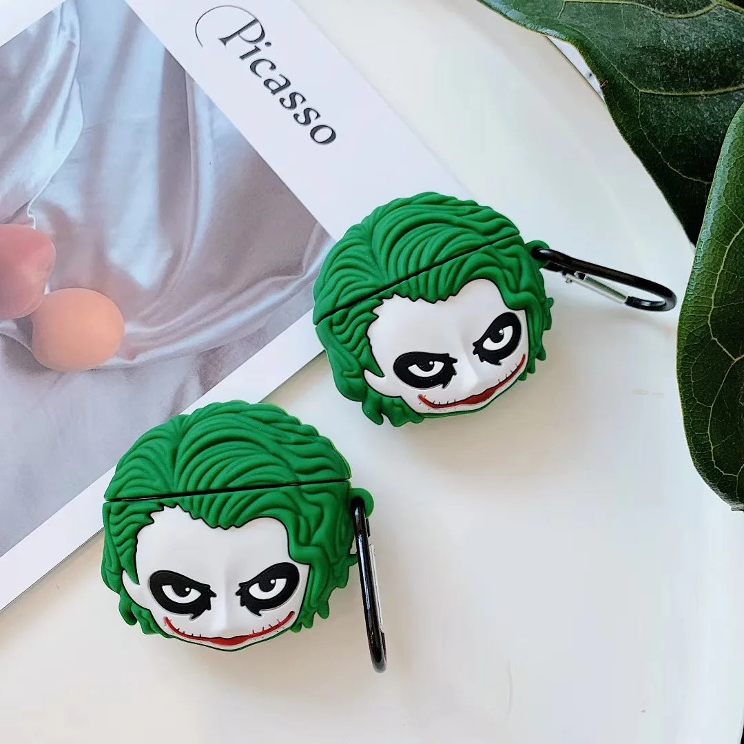 Joker - Airpods Cover  for Apple AirPods -  Premium Silicone Case Cover