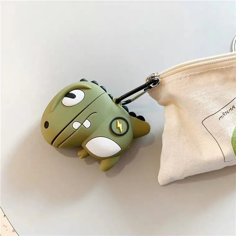Baby Dinosaur  Case for Apple AirPods -  Premium Silicone Case Cover