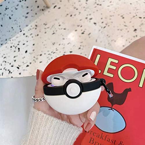 Pokemon Poke Ball Airpods Cover for Apple AirPods -  Premium Silicone Case Cover