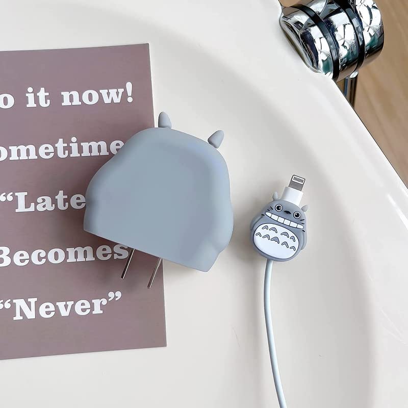 Iphone Charger Case Cover - Meow Cow - 4 Piece Set