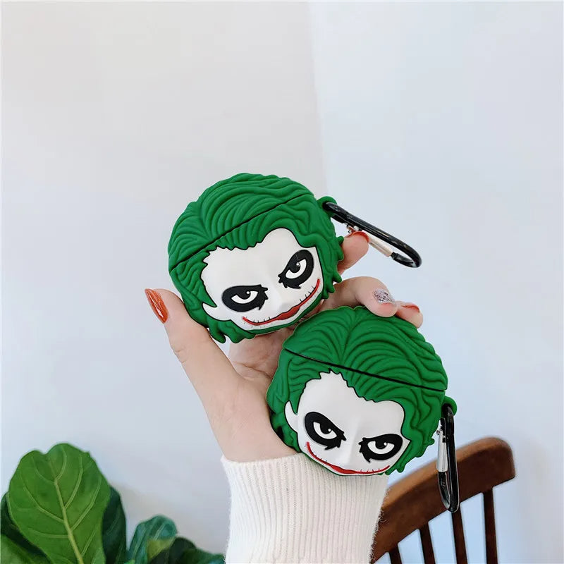 Joker - Airpods Cover  for Apple AirPods -  Premium Silicone Case Cover