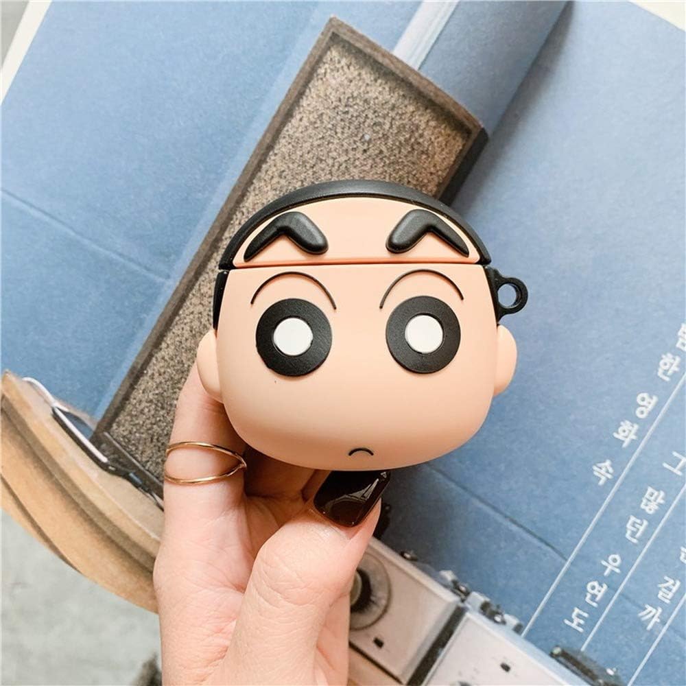 Shinchan Face - Airpods Cover  for Apple AirPods Pro  -  Premium Silicone Case Cover