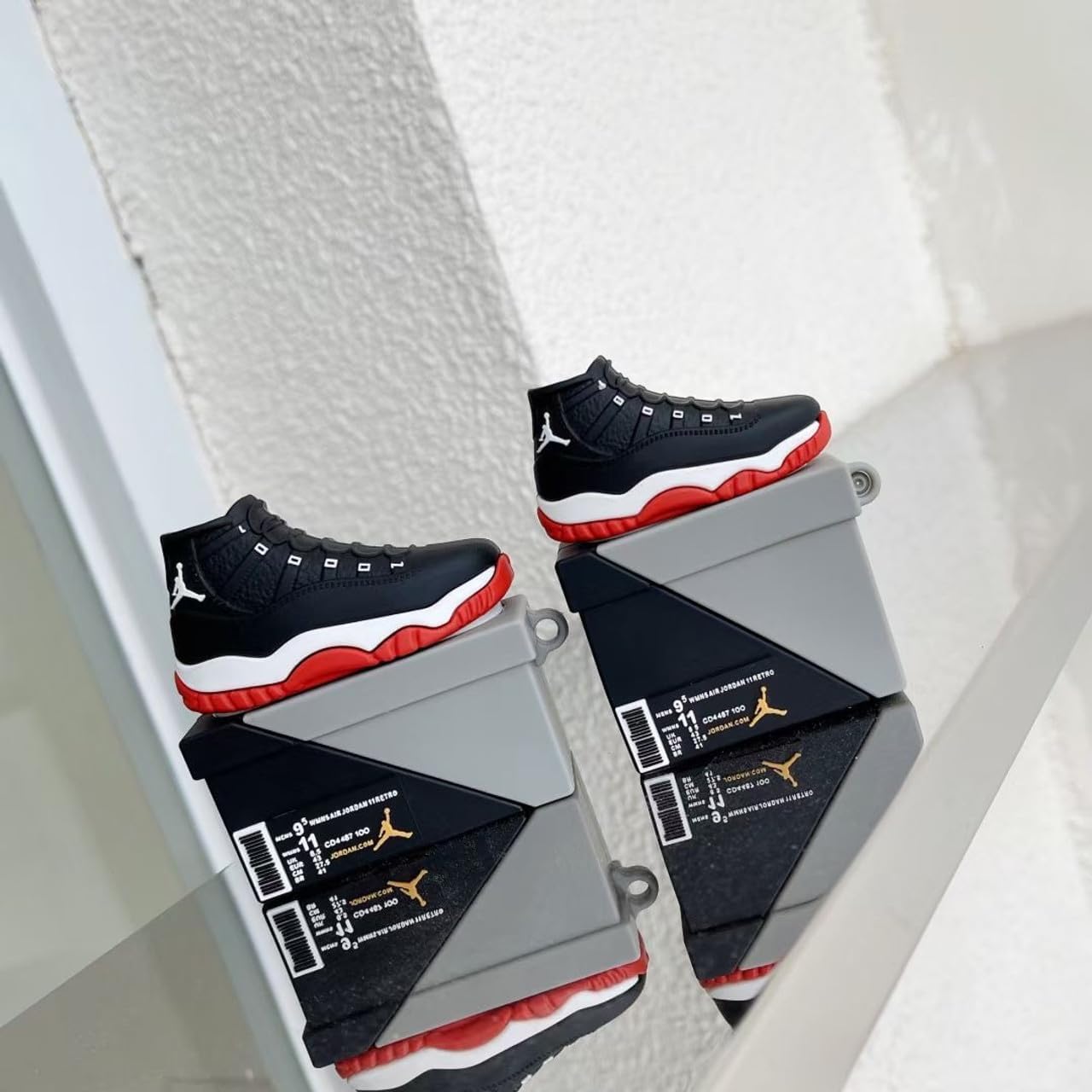 Legacy 11 – Black & Red Sneaker AirPods Case | Coverner India