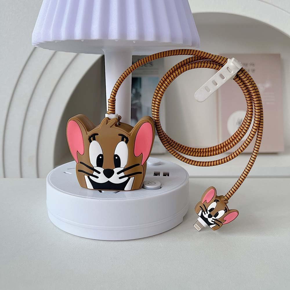 Iphone Charger Case Cover - Tom & Jerry (4 Piece Set)