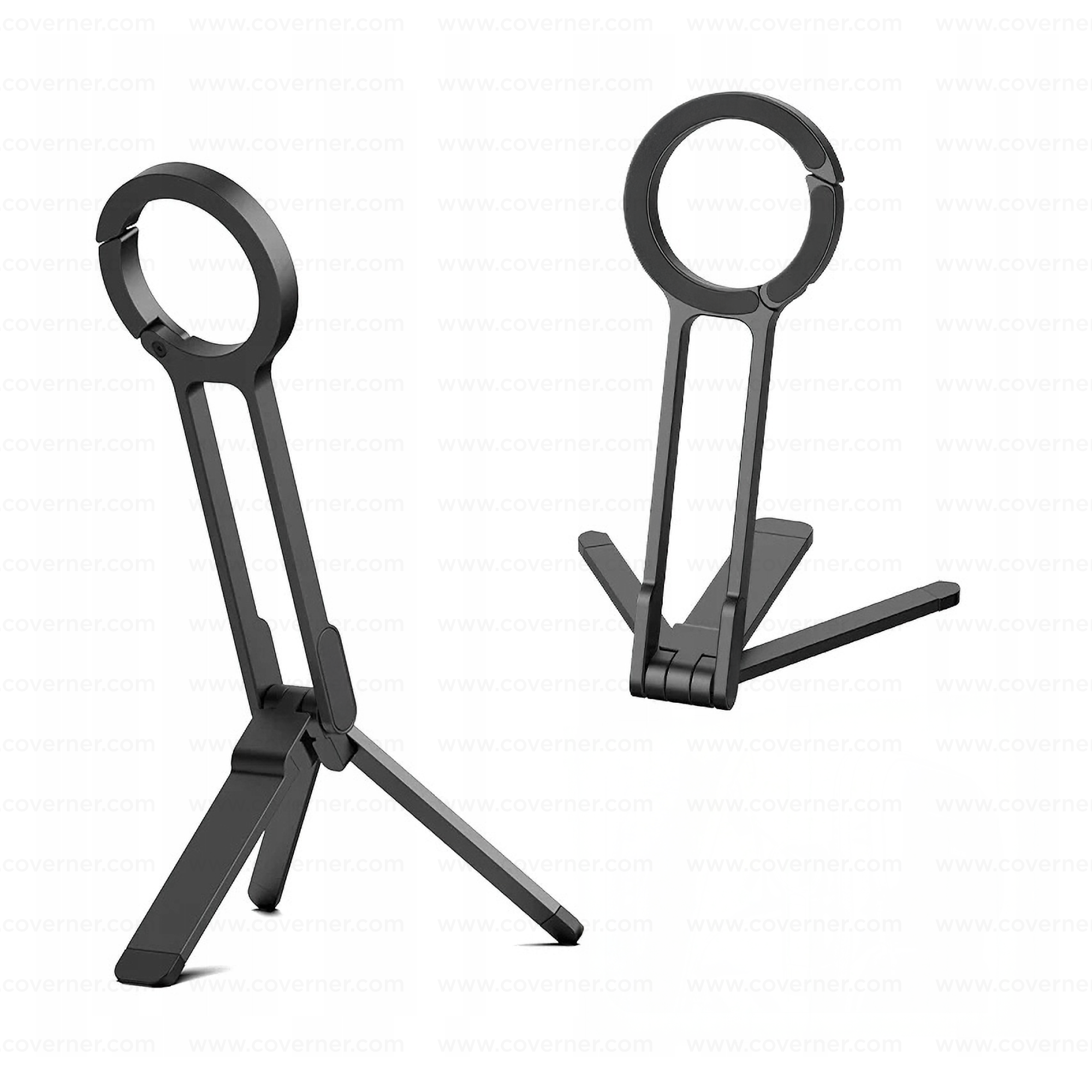 SnapMount Magnetic Phone Tripod Stand with Strong MagSafe – Carabiner Foldable & Portable by Coverner India