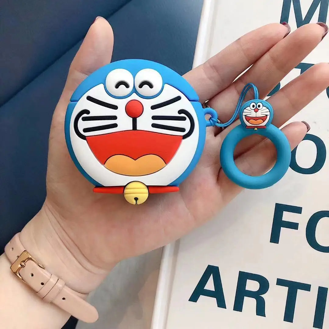 Doraemon Airpods Cover for Apple AirPods - Premium Silicone Case