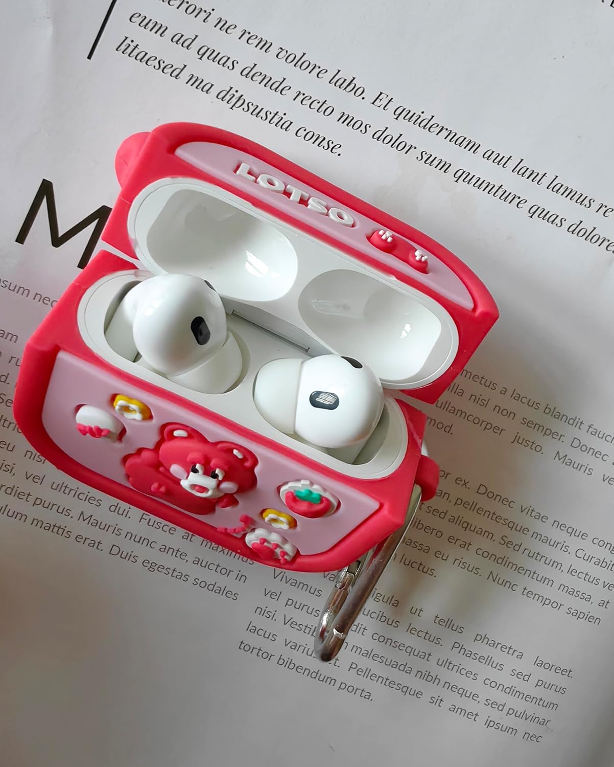 Lotso Airpods Cover for Apple AirPods -  Premium Silicone Case Cover