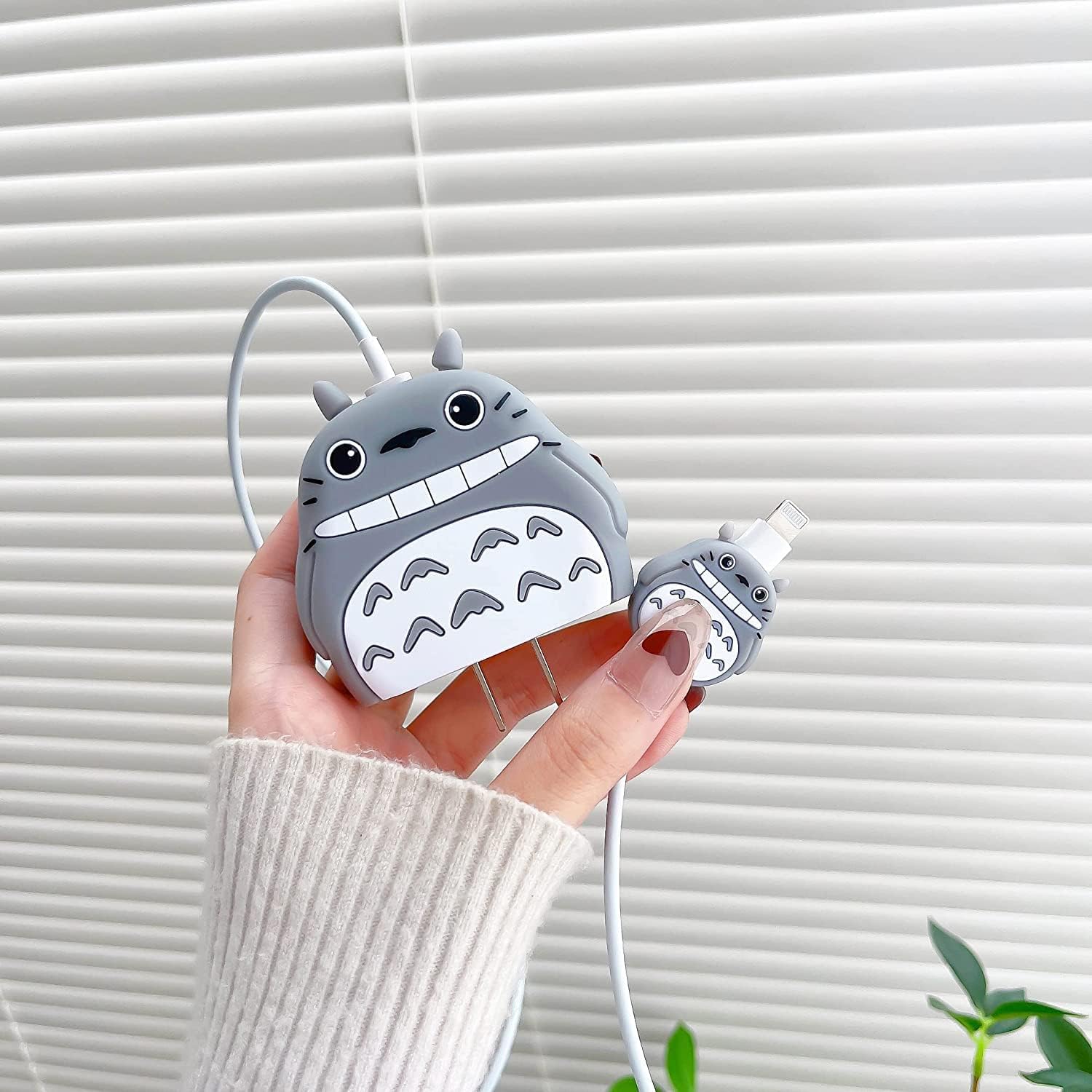 Iphone Charger Case Cover - Meow Cow - 4 Piece Set