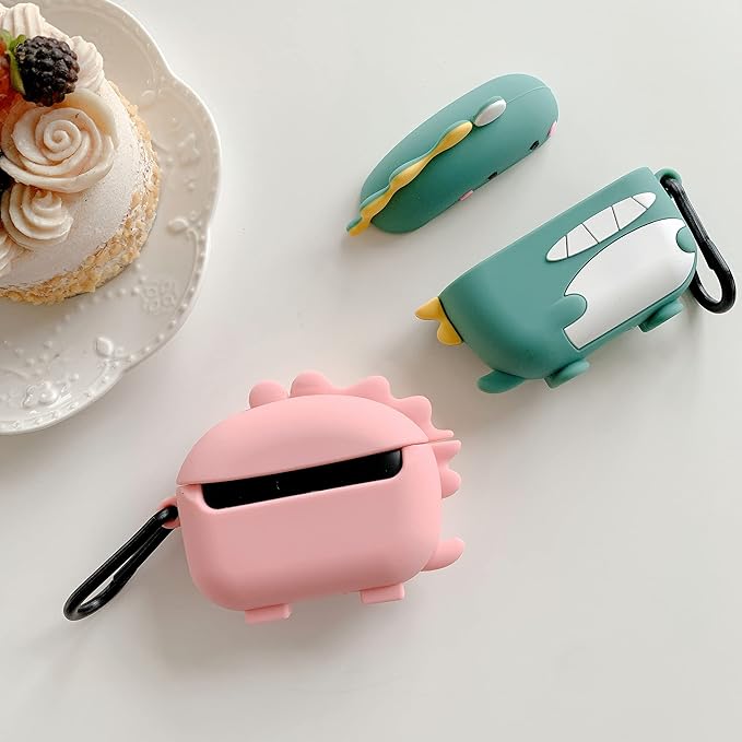 Cute Dragon Pink Cover For AirPods - Premium Silicone Case