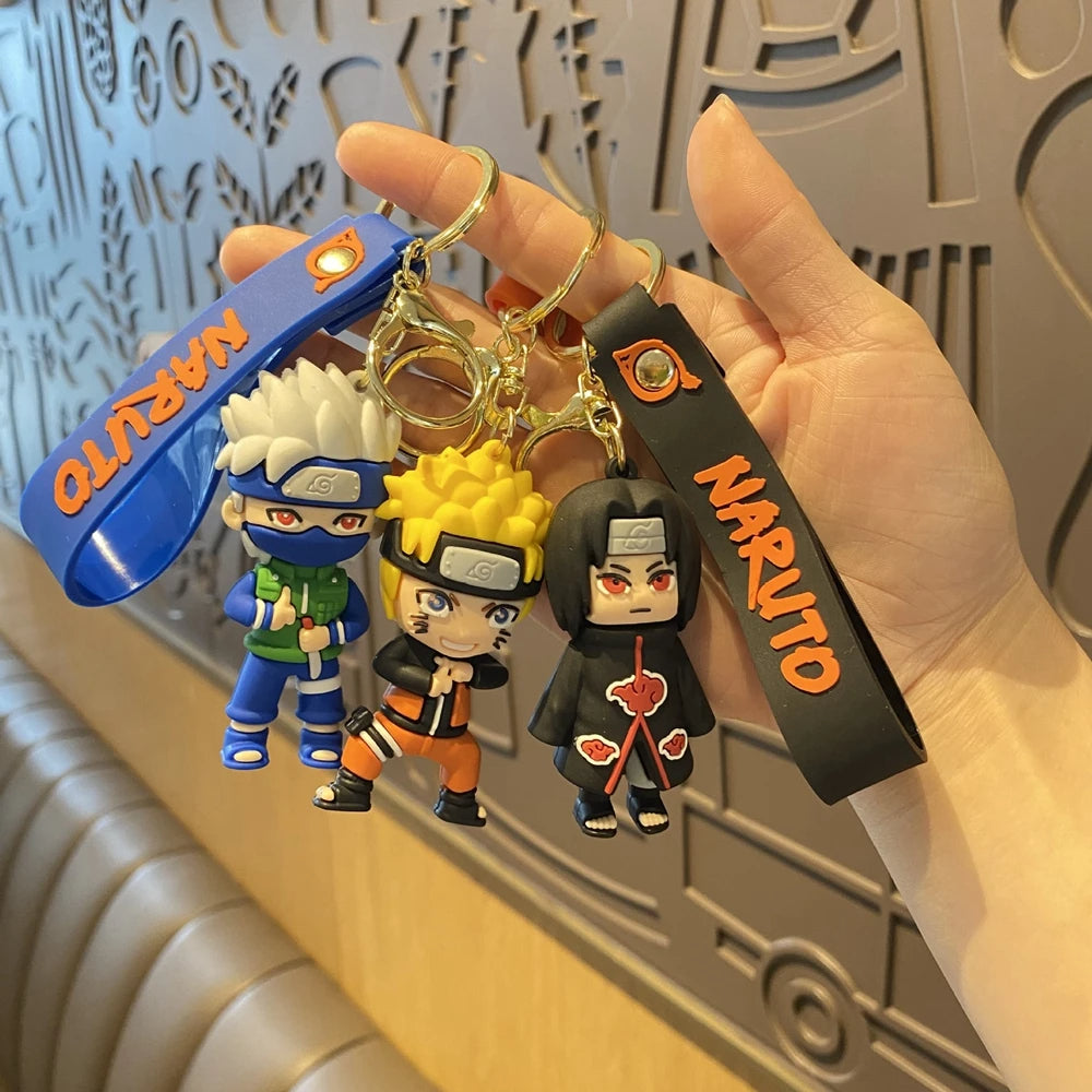 Naruto - Premium Silicon Keychain - Backpacks Pendant