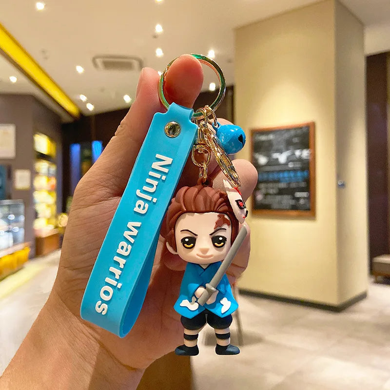 Demon Slayer  - Premium Silicon Keychain -  Backpacks Pendant