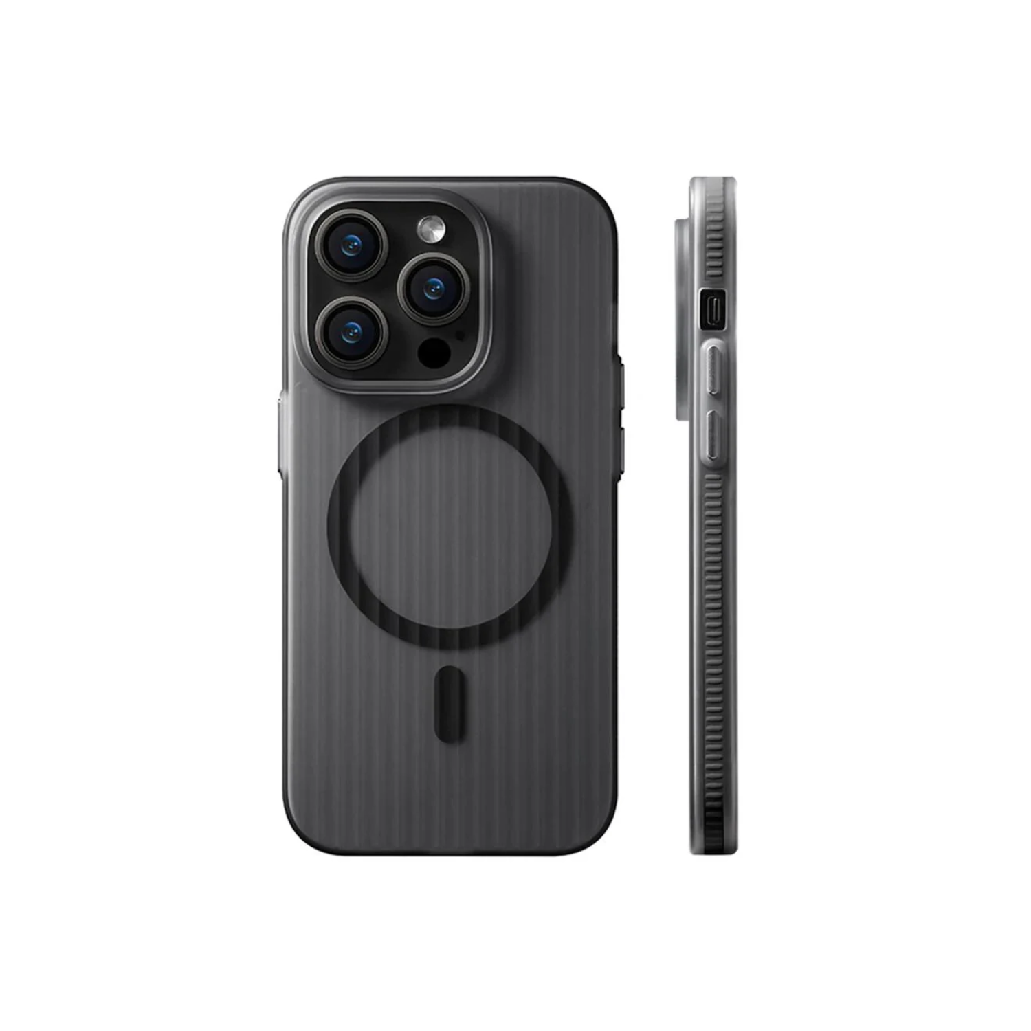GripLine SlimFit Case – MagSafe Compatible Hybrid iPhone Case with Internal Side Stripes | Slim Fit, Camera Protection