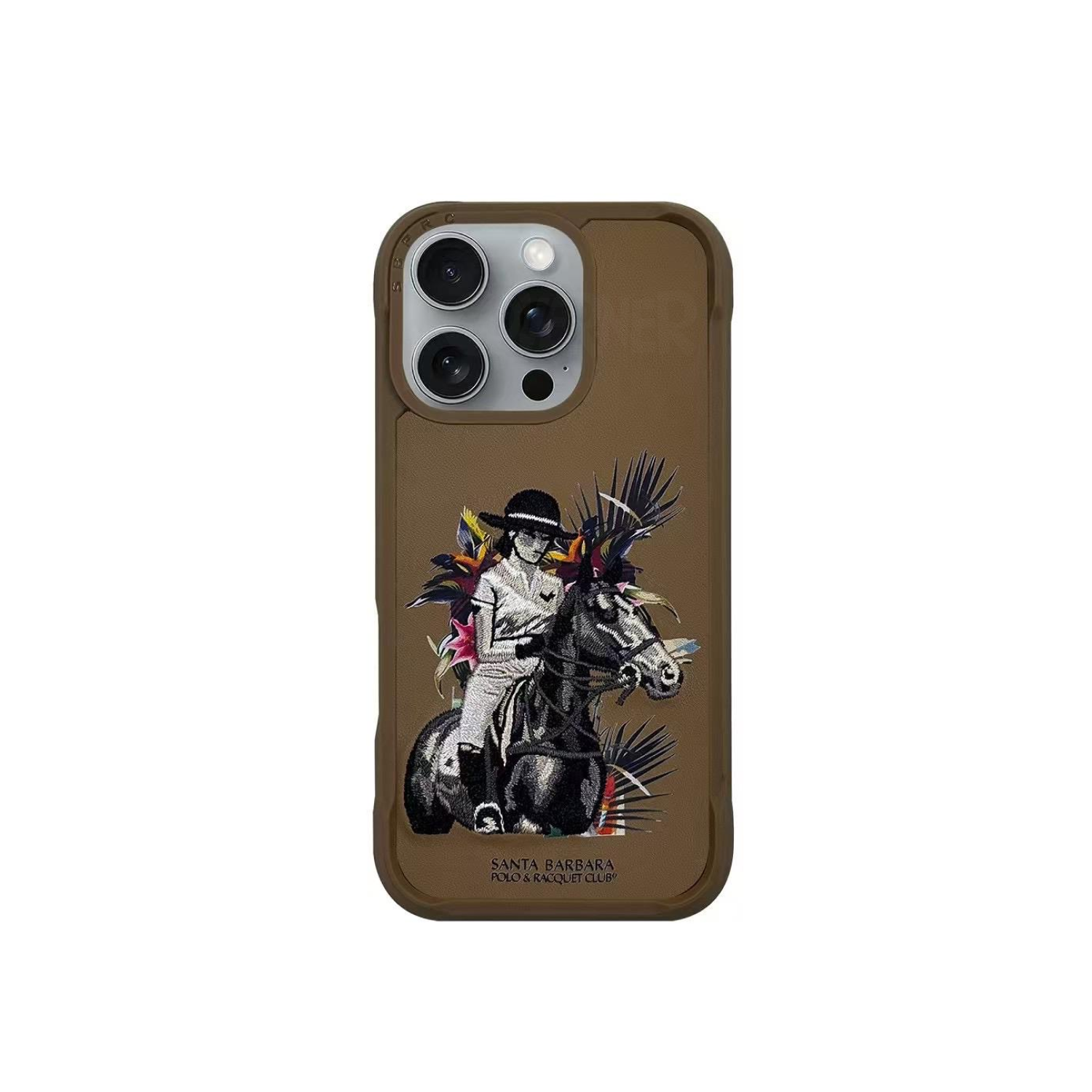 Santa Barbara Polo & Racquet Club – Cedric Series Premium iPhone Case - Brown