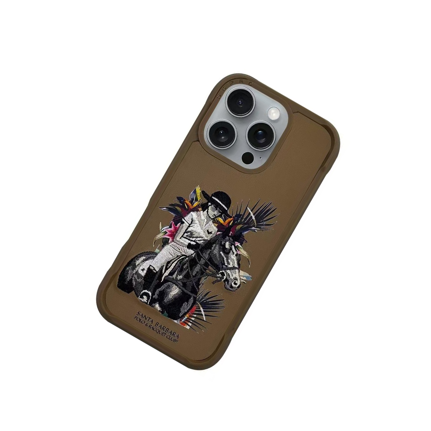 Santa Barbara Polo & Racquet Club – Cedric Series Premium iPhone Case - Brown