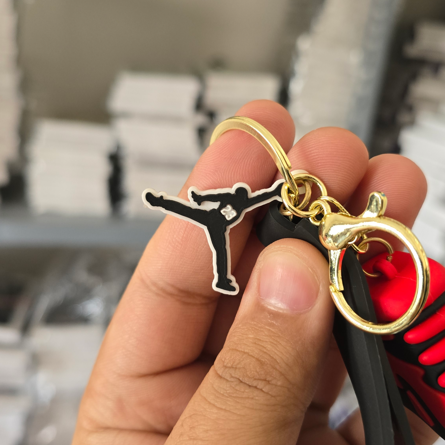 2025 Jordan - Premium Silicon Keychain -  Backpacks Pendant