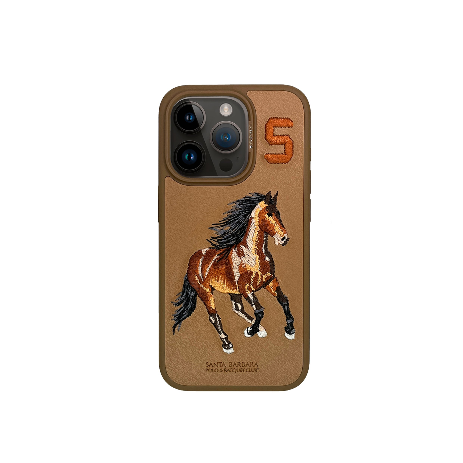 Santa Barbara Boris Series Embodied Horse Leather Case for iPhone 13 Series