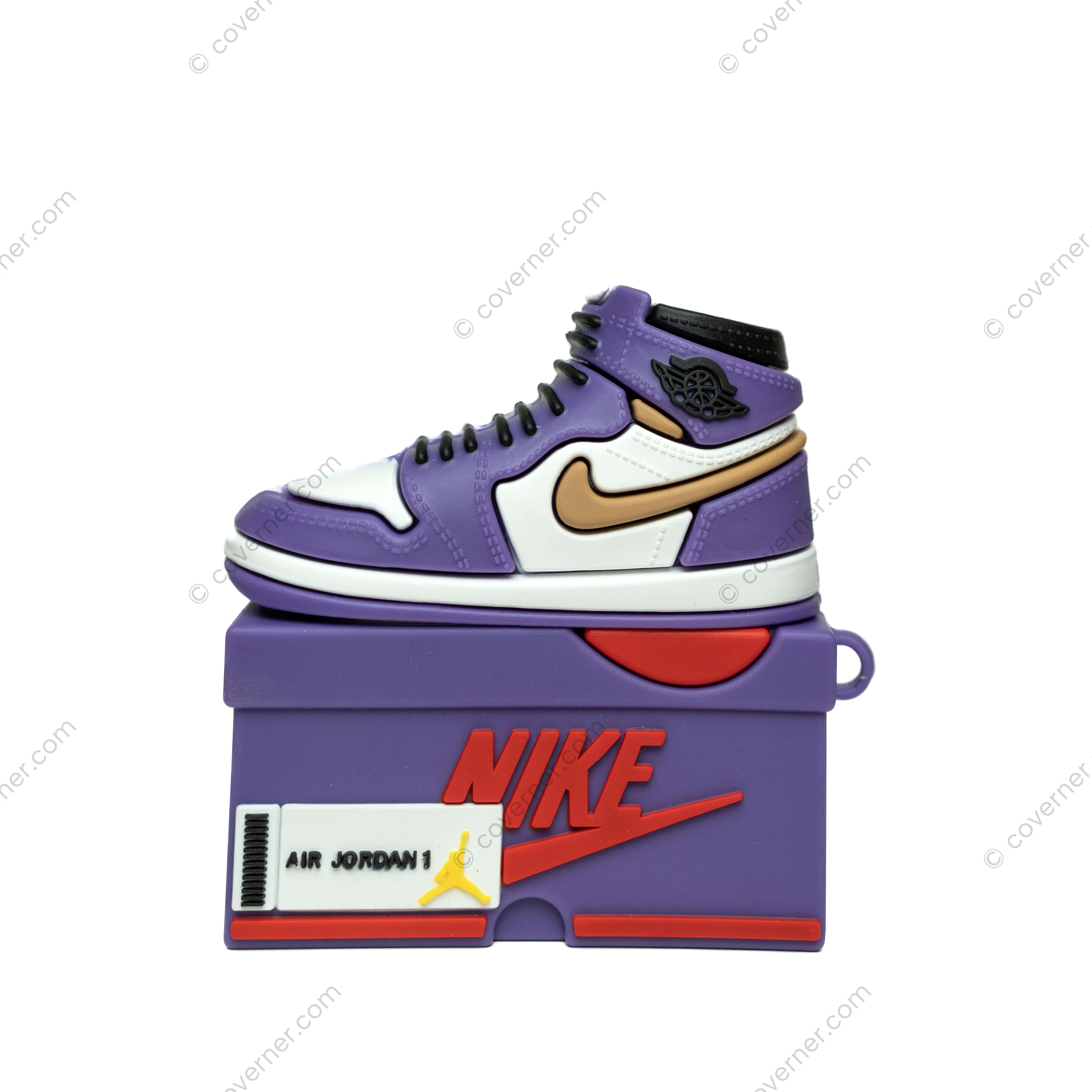 Court High – Sneaker-Inspired AirPods Case (Purple Edition) | Coverner India