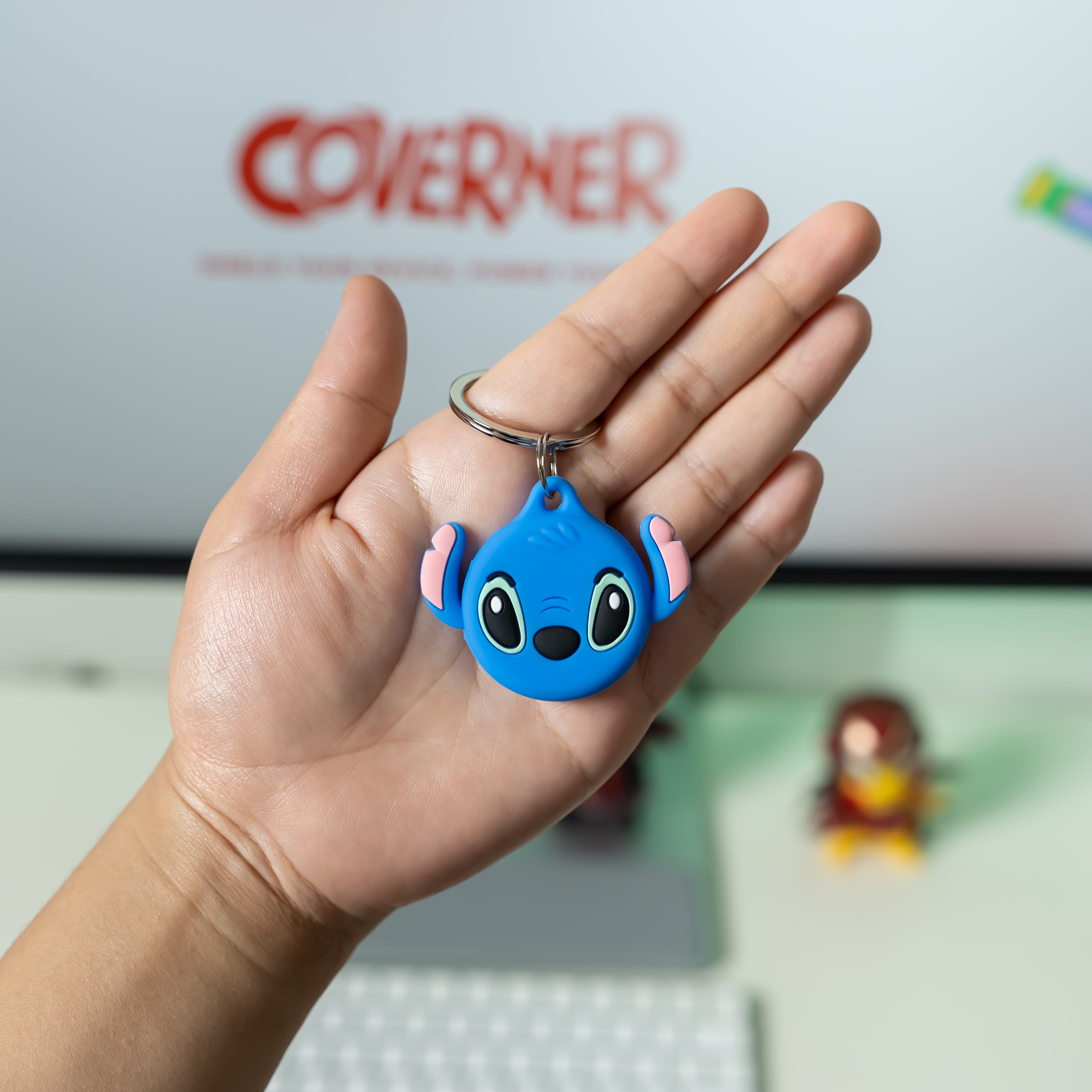 Blue Dragon  - Premium Silicone AirTag Case with Keychain – Washable, Durable & Stylish Protection - Coverner India