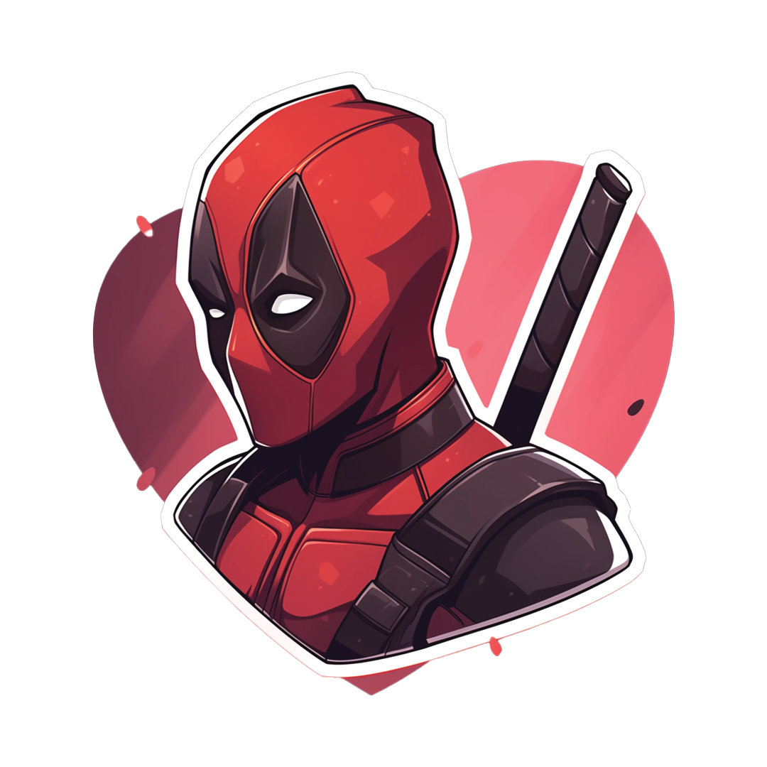 Deadpool Coffee Fridge Magnet -3D Cutout - Double Magnet Strong Hold