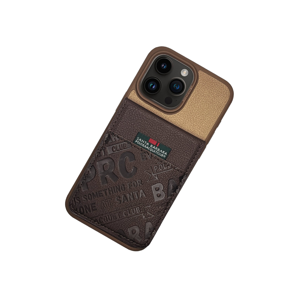 iPhone 15 Series Hulda Series Genuine Santa Barbara Leather Case