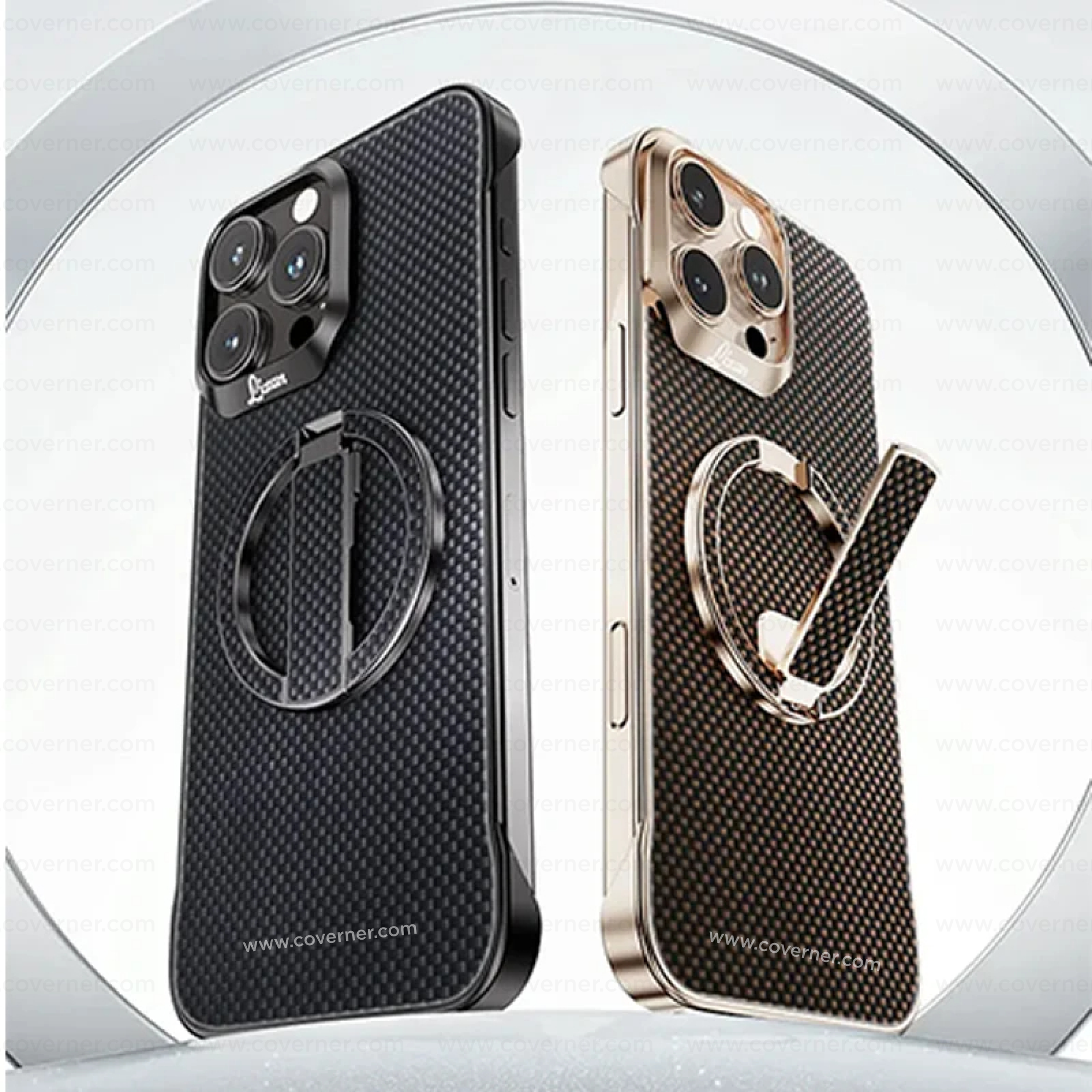 MagLock Raptor – Kevlar Magnetic 360° Ring Bracket with 52N Grip by Coverner India