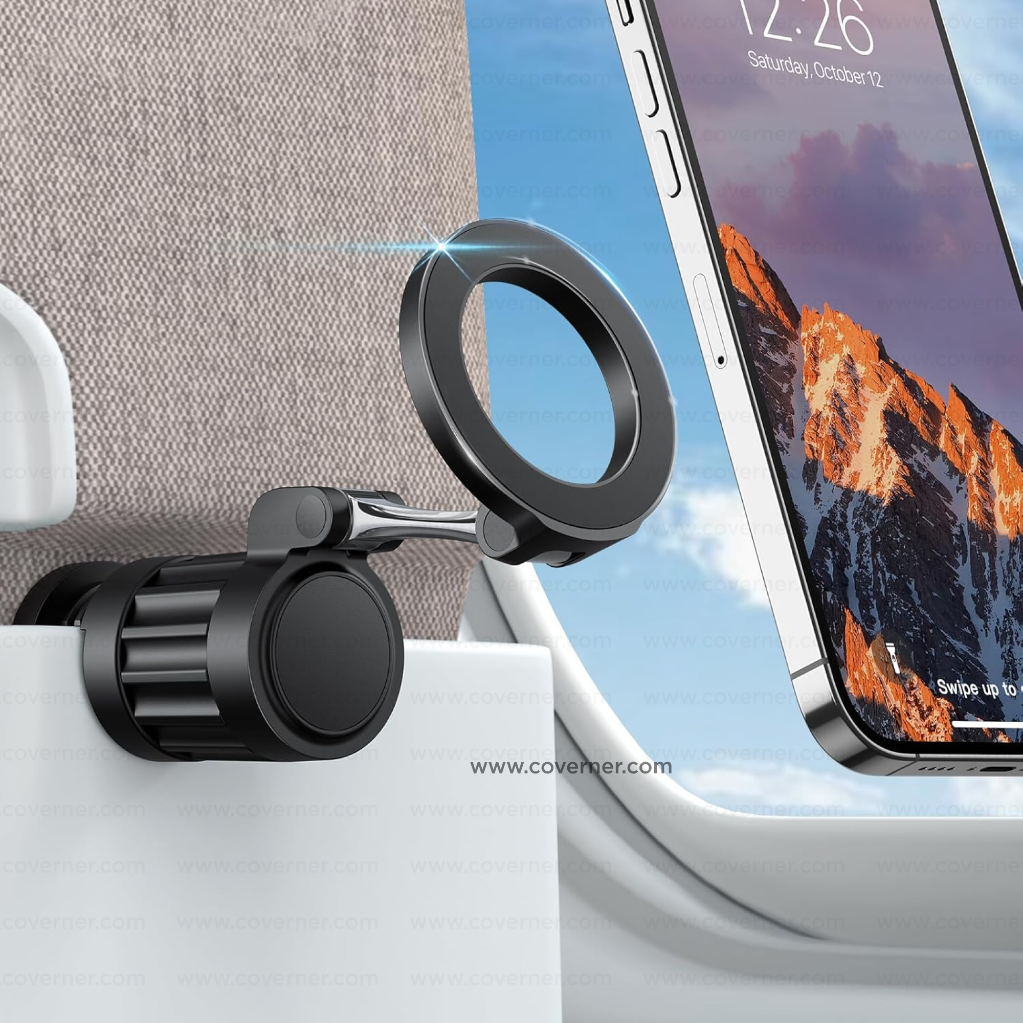 MagOrbit 360 – MagSafe Magnetic Phone Stand for Desk & Travel by Coverner India