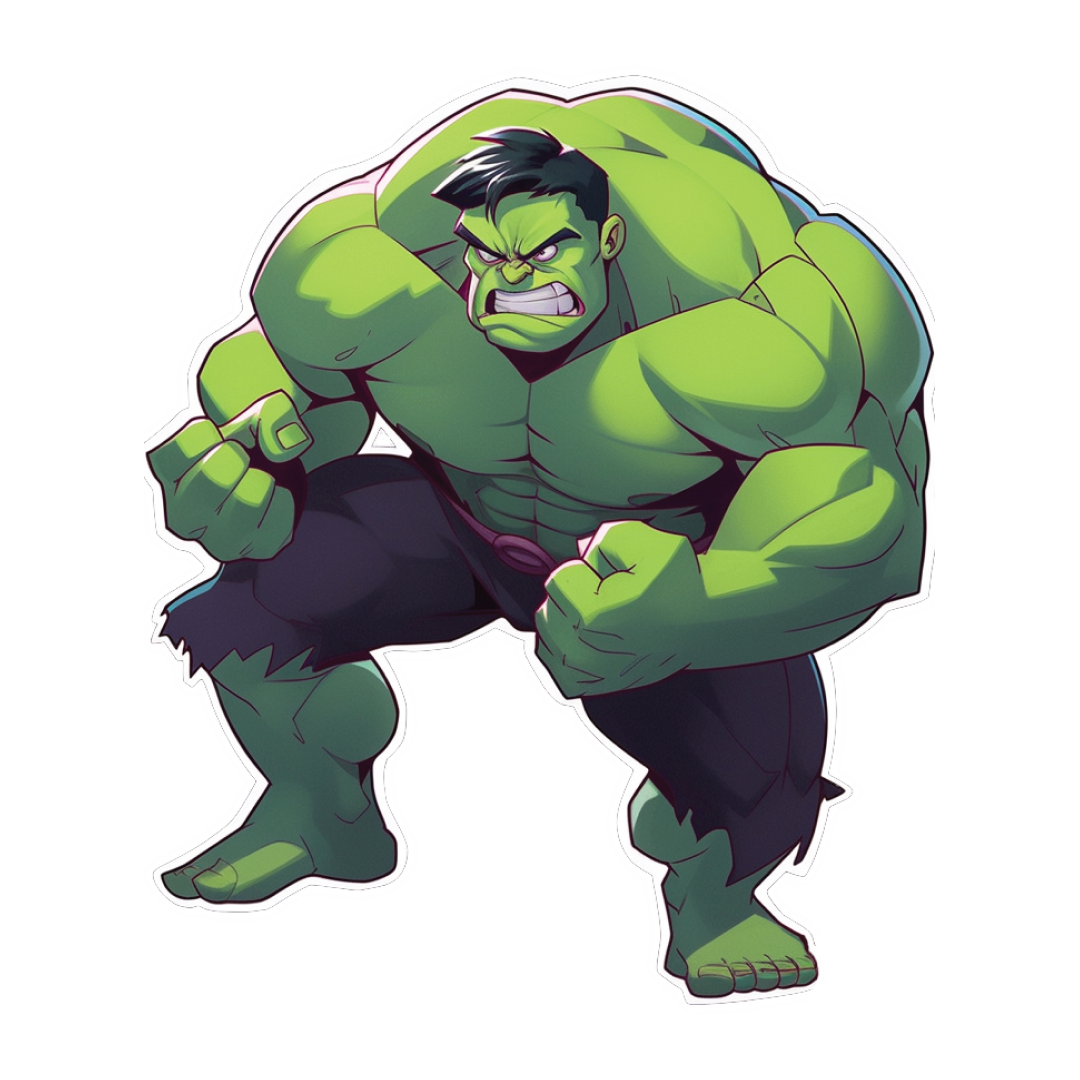 Hulk Fridge Magnet -3D Cutout - Double Magnet Strong Hold