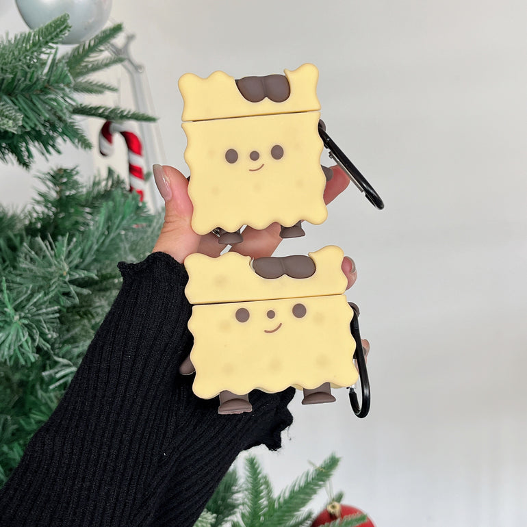 Happy Biscuit Airpods Cover for Apple AirPods - Premium Silicone Case (Limited Edition)