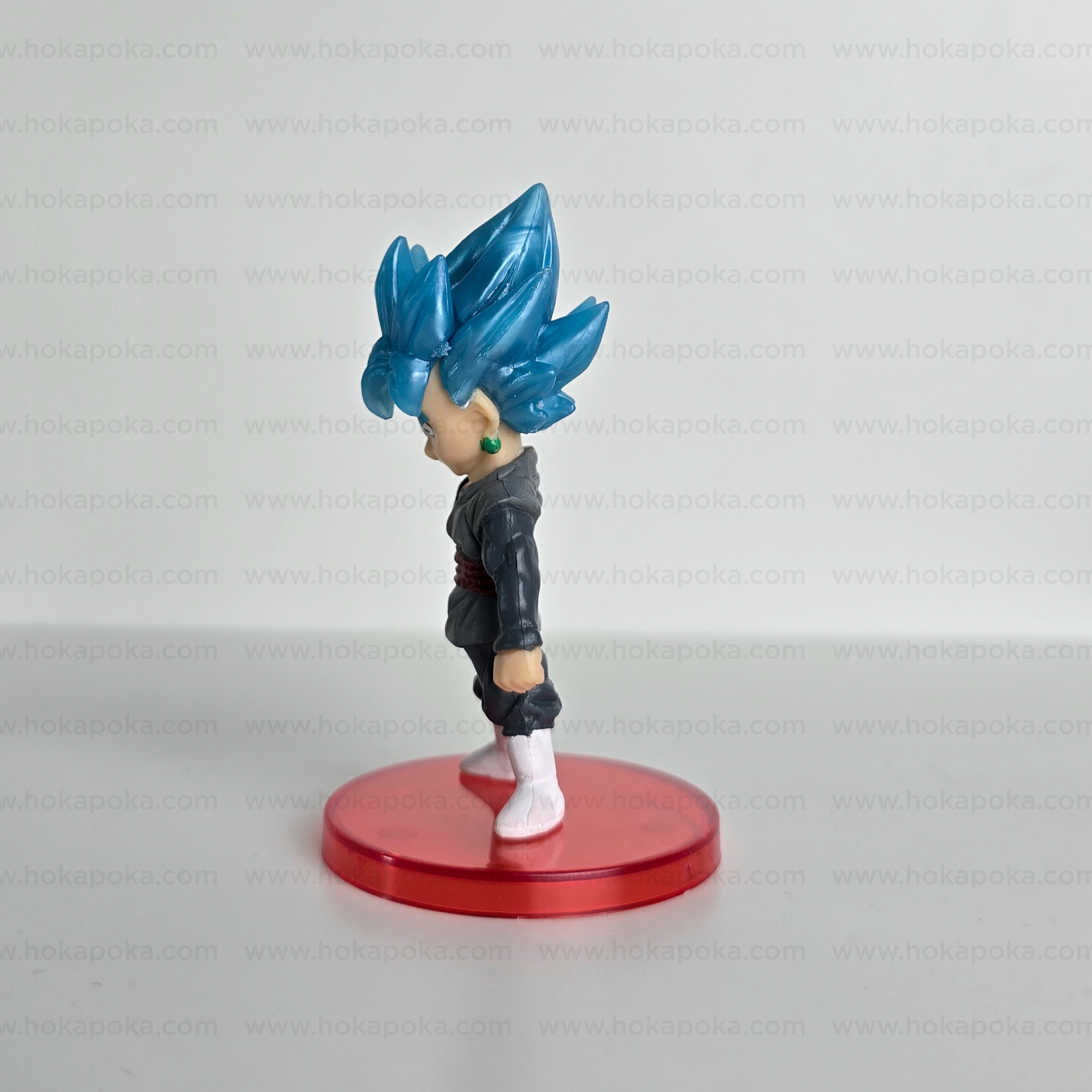 Black Goku Super Blue Mini Figure – Dragon Ball Z PVC Collectible (7cm)