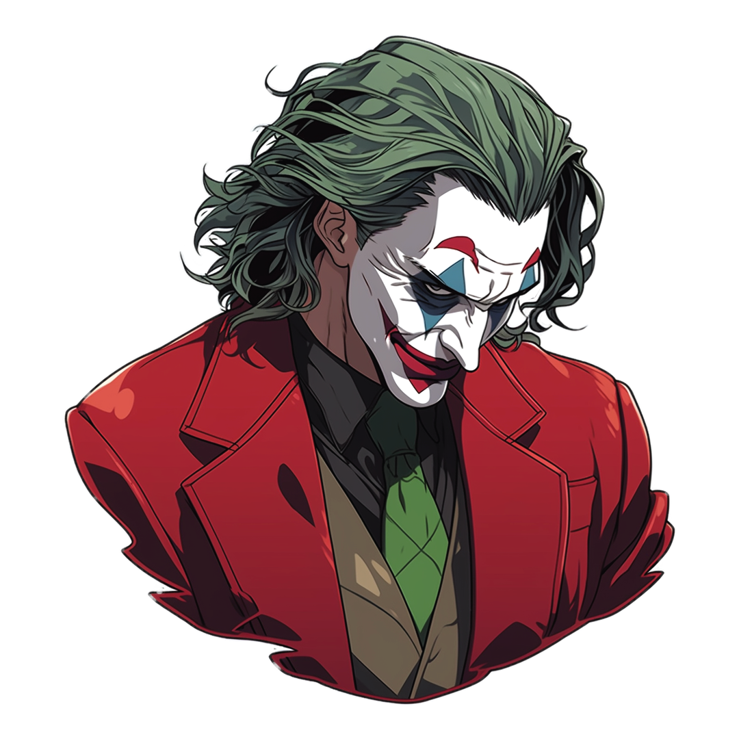 Joker 3 Fridge Magnet - 3D Cutout - Double Magnet Strong Hold