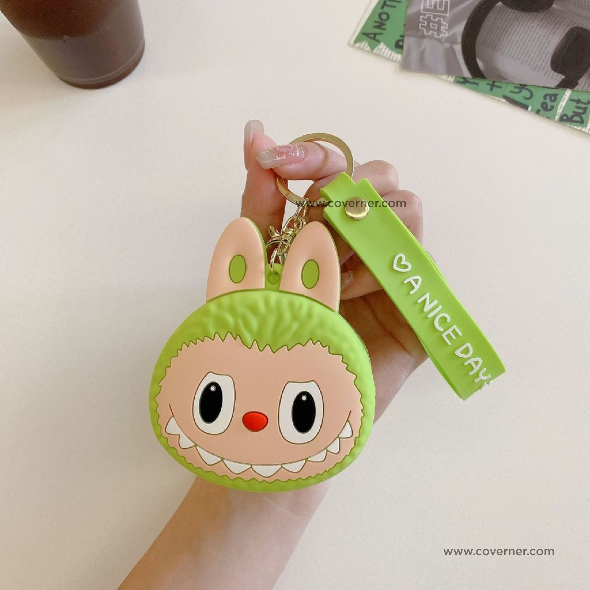 Labubu Silicone Purse Wallet & Cute Cartoon Mini Storage Bag - Strap Series BOOM