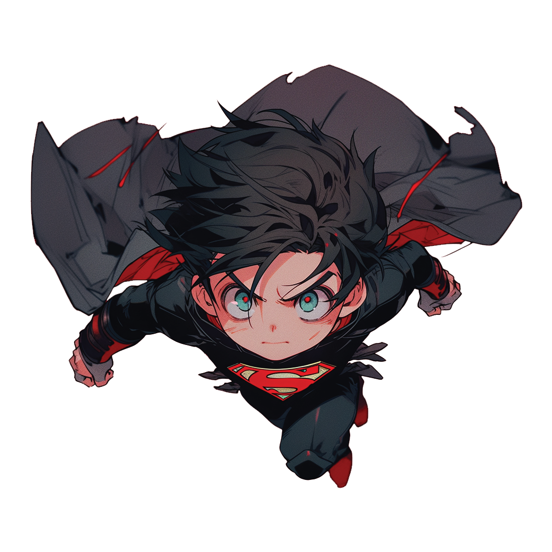 Superman 2 Fridge Magnet -3D Cutout - Double Magnet Strong Hold