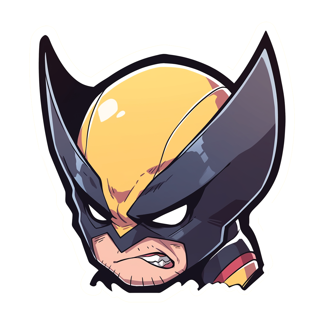 Wolverine Fridge Magnet - 3D Cutout - Double Magnet Strong Hold